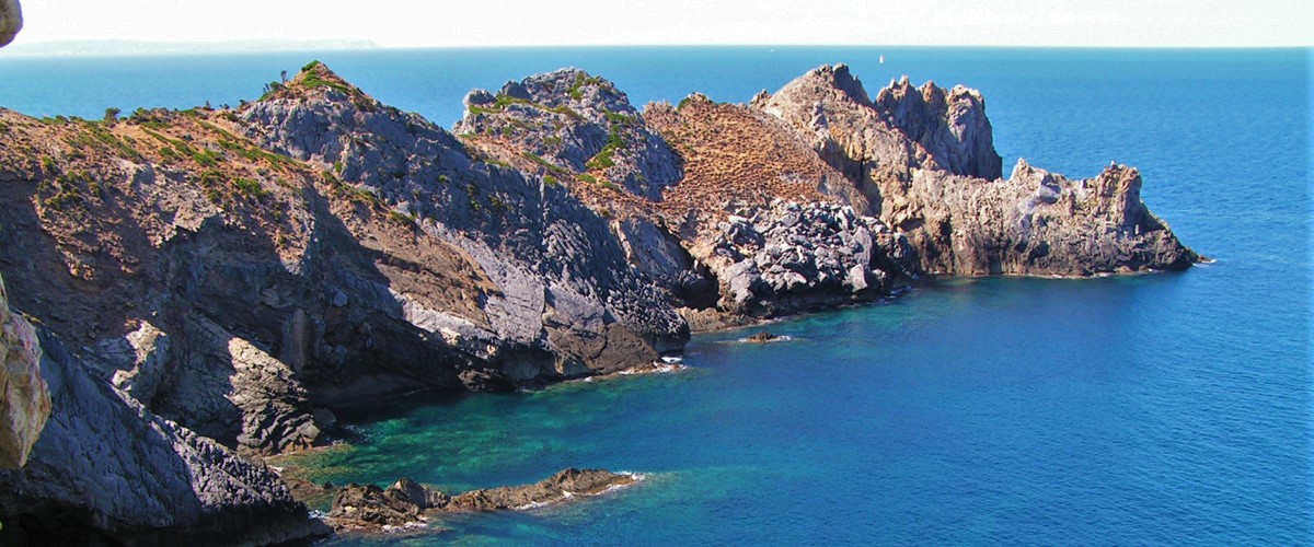Sardegna Miniere nel Blu promontorio dopo Canal Grande